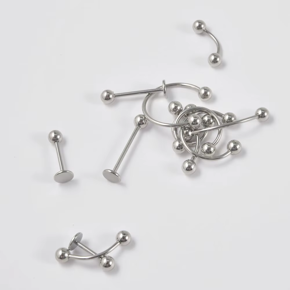 Labret à lèvres en acier chirurgical