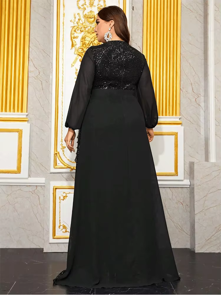 Robe de soirée grande taille en liquidation 4XL 5XL