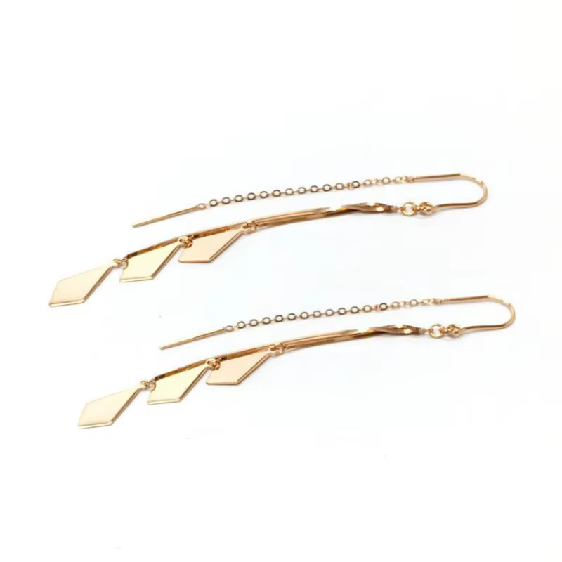 Boucles d'oreilles pompon diamant brillant pour femme
