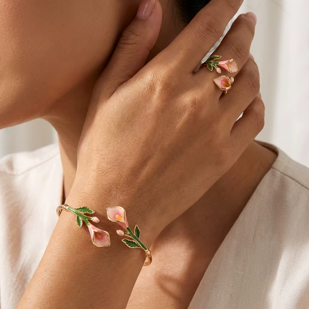 Ensemble de bijoux romantique pour femme