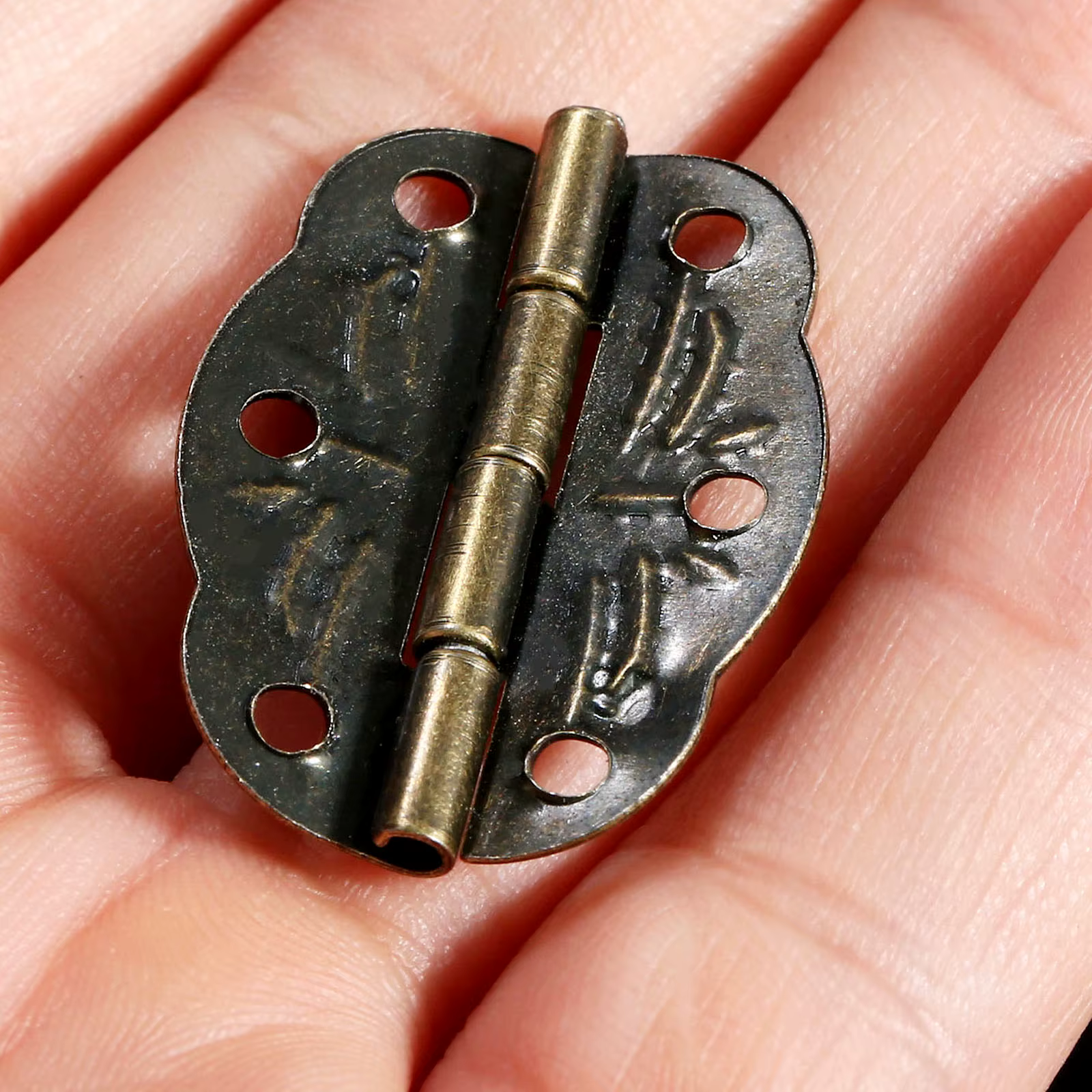 Charnières en laiton antique 30x20mm