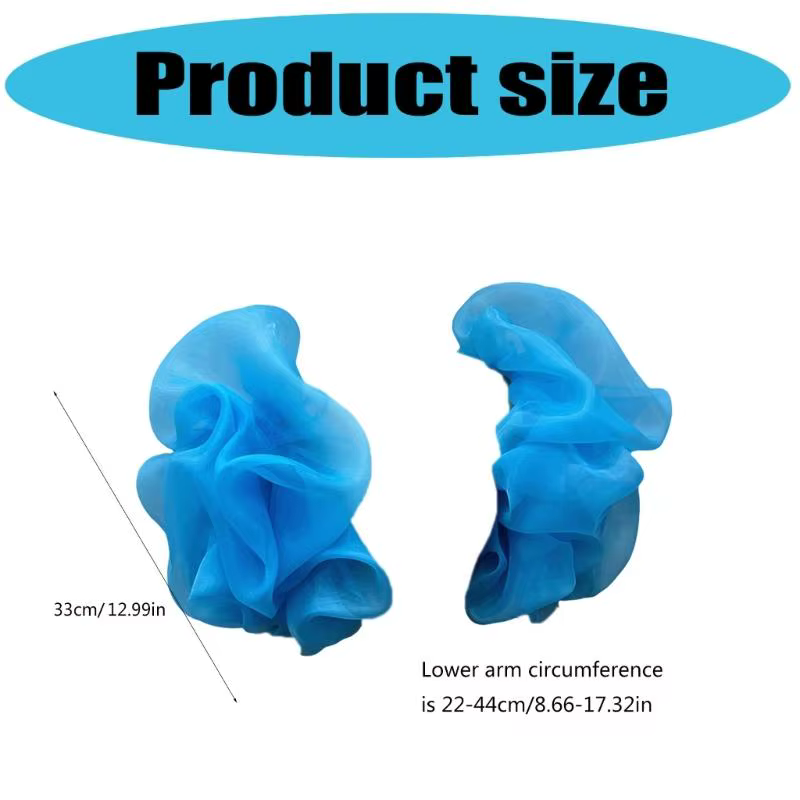 Couvre-bras à manches bouffantes élastiques 39BD