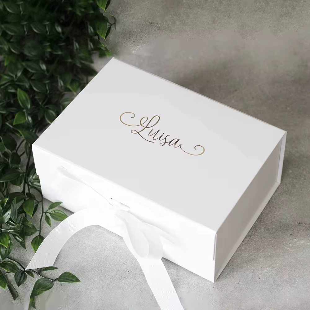 Boîte de proposition personnalisée de luxe pour demoiselle d'honneur