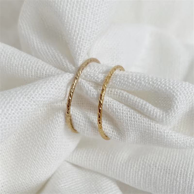 Bague à empiler en or 14K