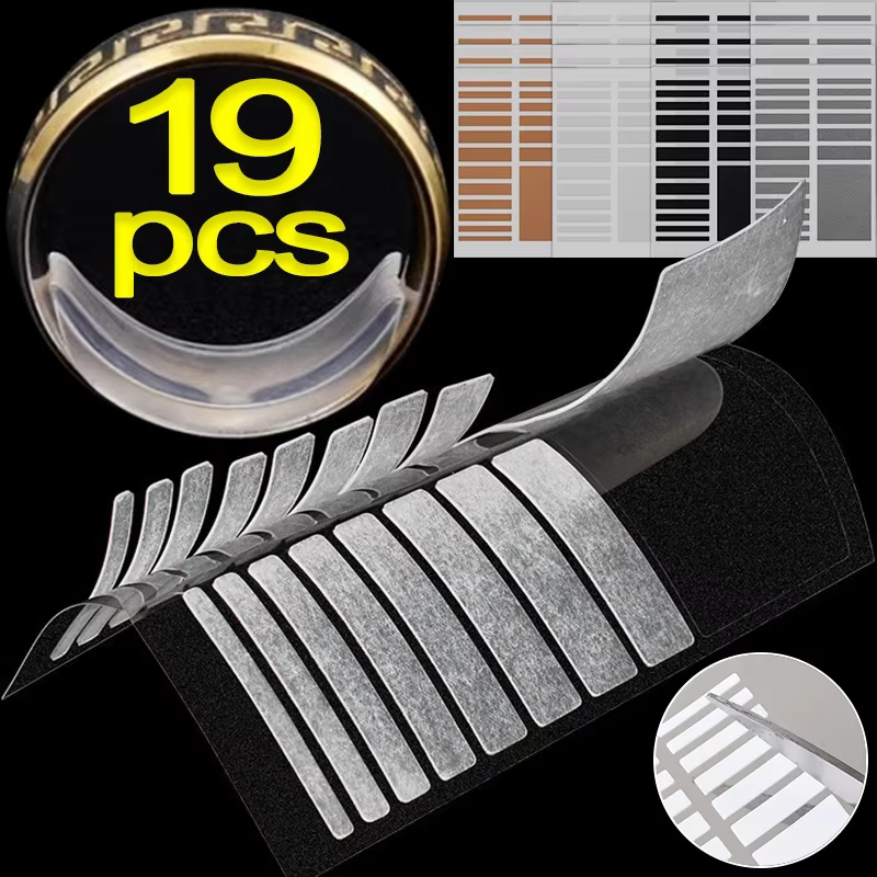 Autocollants coordonnants de taille de bague SAP pour hommes et femmes