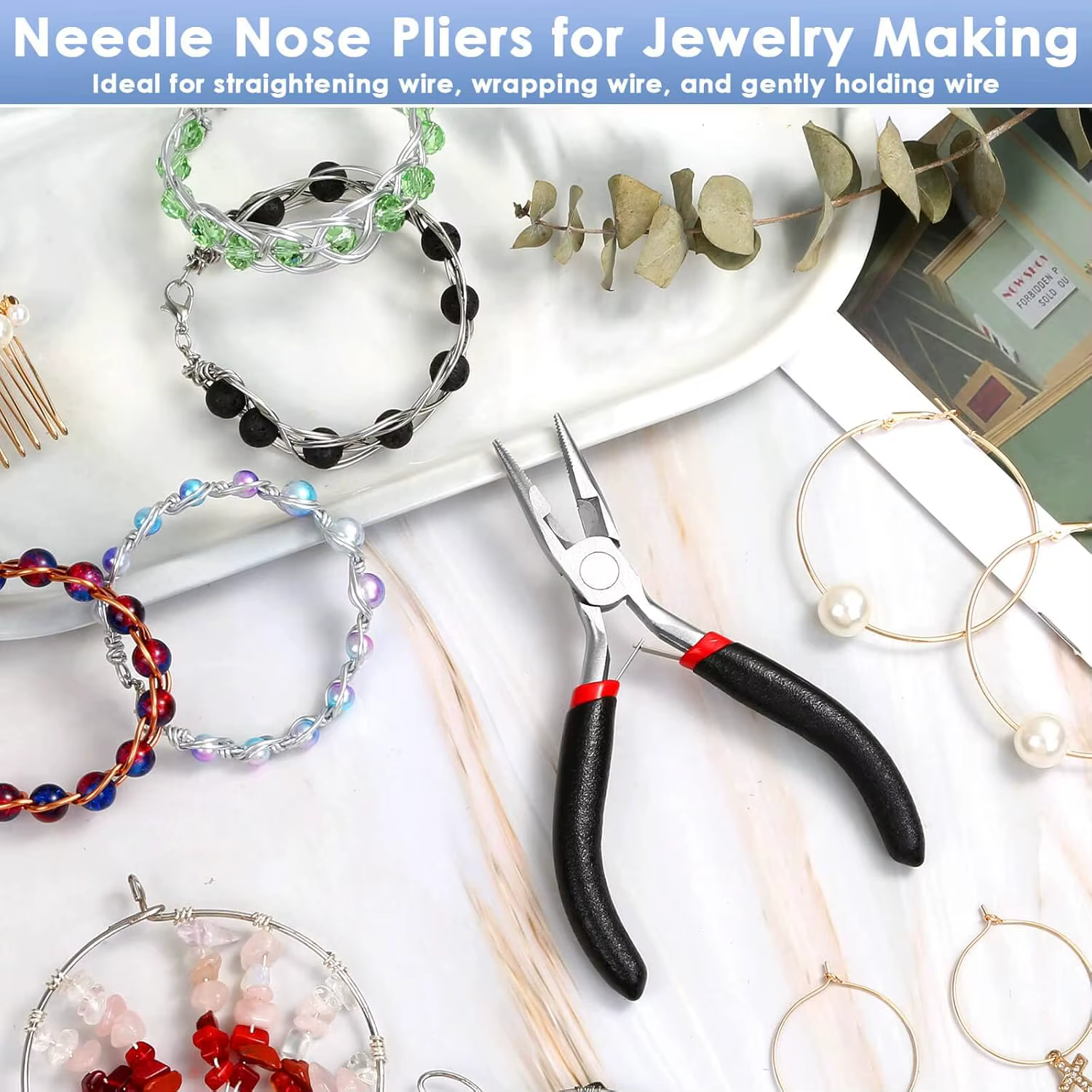 Pince à bec effilé pour la fabrication de bijoux