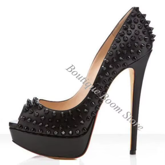 Escarpins à plateforme dorés 14 cm à talons très hauts pour femme