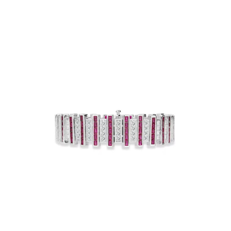 Bracelet Bellux en argent 925 avec zircone synthétique