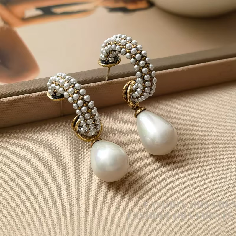 Boucles d'oreilles en forme de larme pour femmes