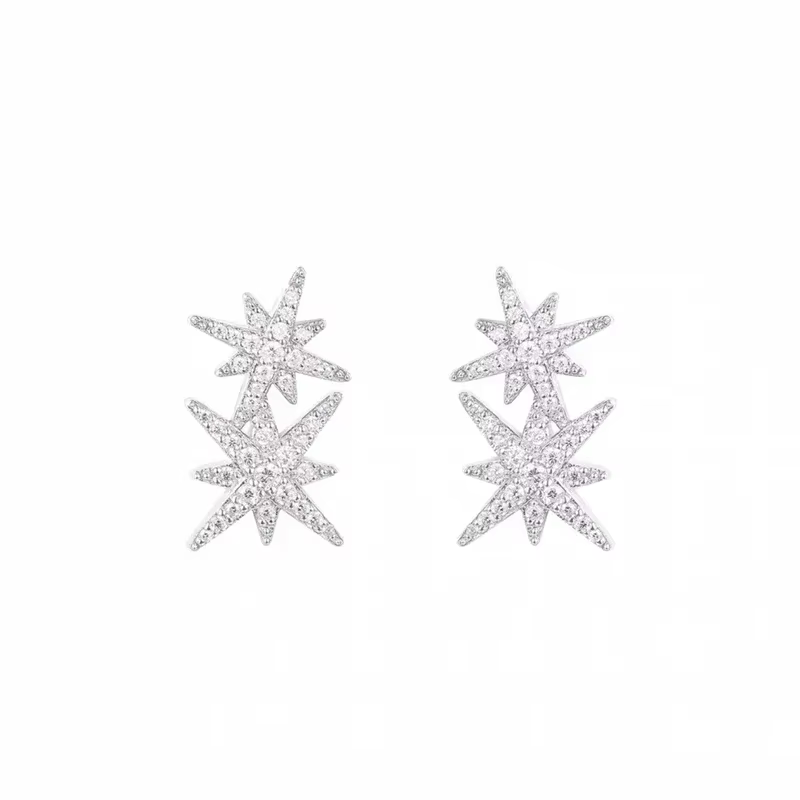 LI KI – boucles d'oreilles à pampilles en argent 925 de haute qualité
