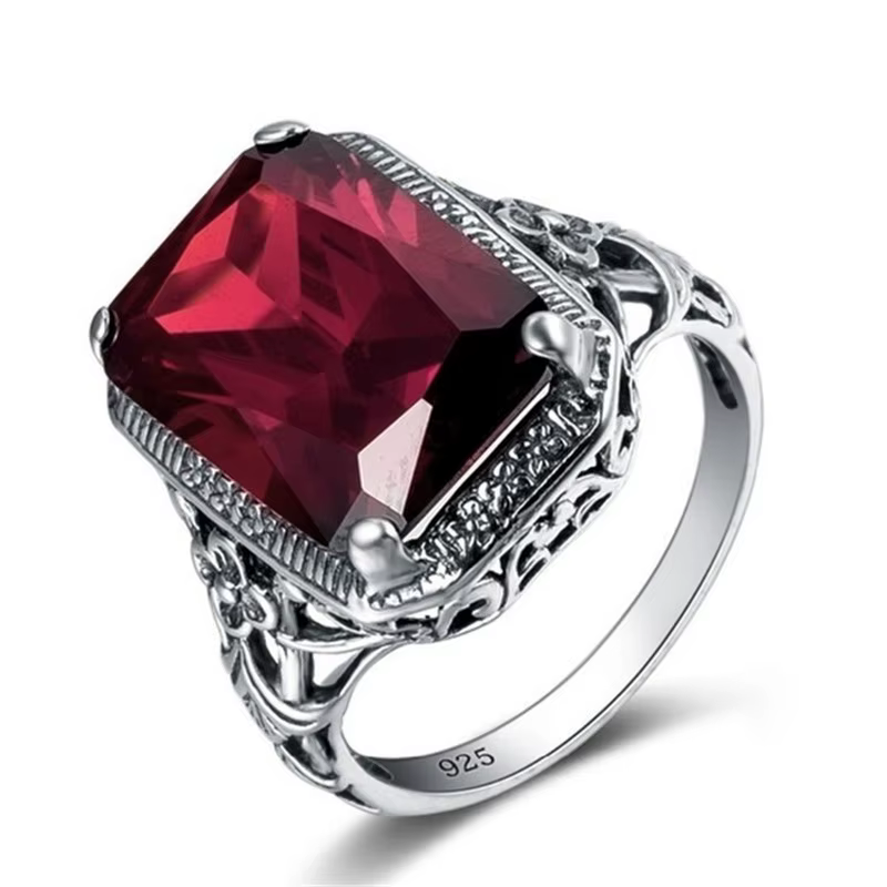 Bague en argent S925, 10x14mm