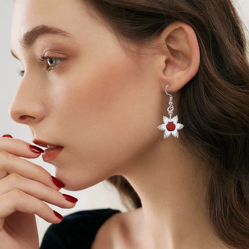 Boucles d'oreilles bohème soleil lune