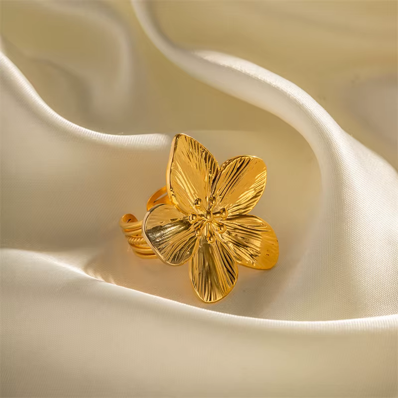Bague à fleurs pour femmes