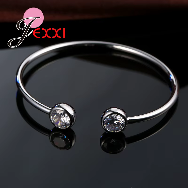 Bracelet en argent sterling 925 au design simple