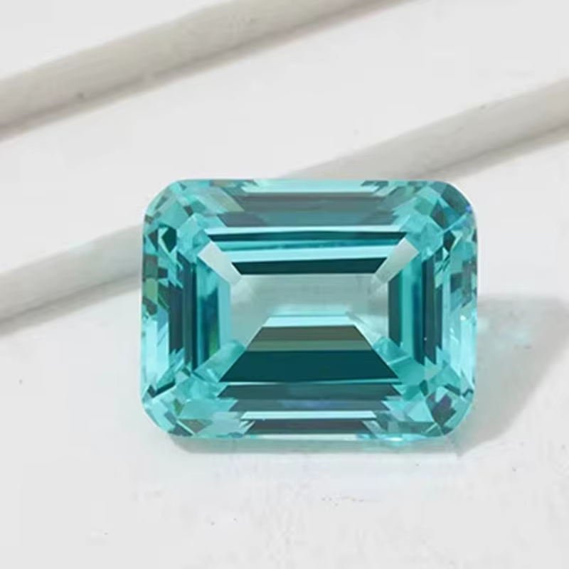 Paraiba mer BlueLab cultivé bleu gemme ronde poire émeraude coeur rayonnant ovale