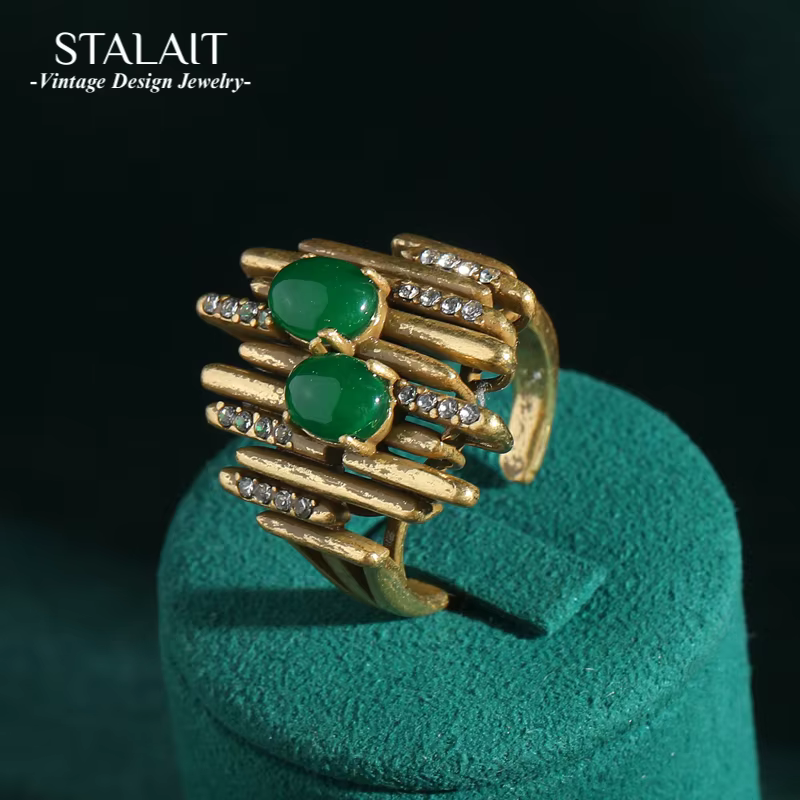 Bague Vintage en pierre naturelle