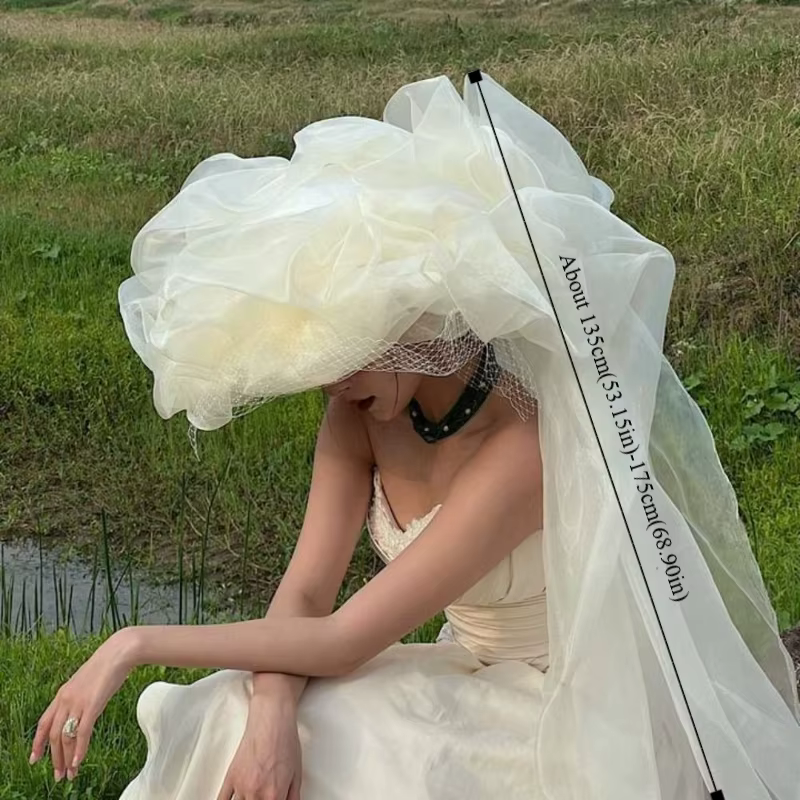 Coiffe de mariée de style français romantique