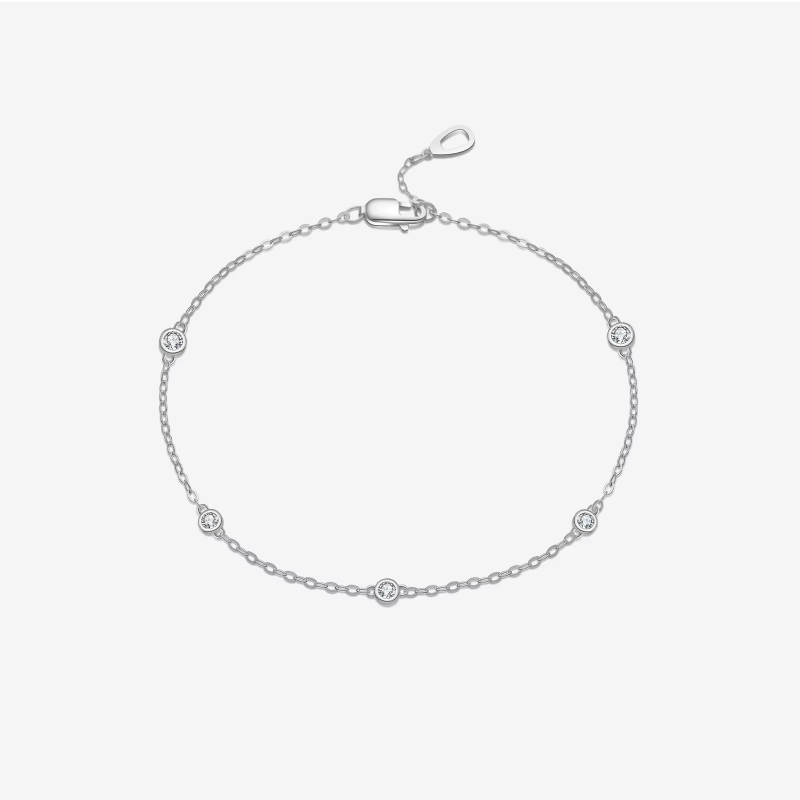 VEWANT – Bracelet rond en argent Sterling 925 pour femmes