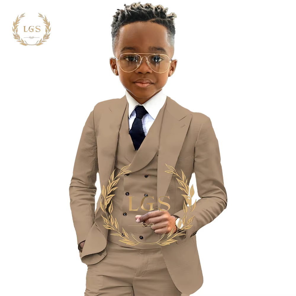 Blazer, pantalon et gilet pour garçons de 2 à 16 ans