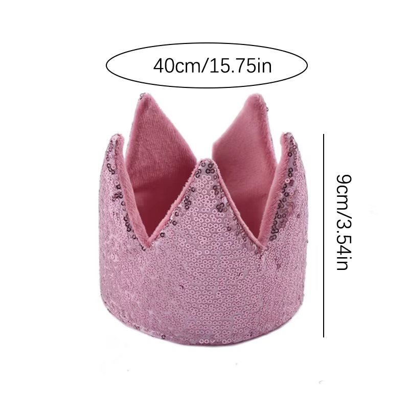 INS bébé douche fille paillettes rose couronne garçon fête d'anniversaire chapeaux scène Performance bandeau étoile fée bâton