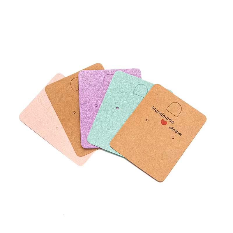 Cartes d'affichage de boucles d'oreilles