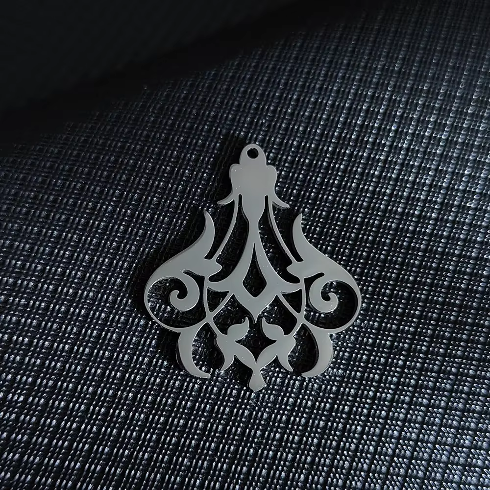 5 pièces/lot chanceux souhaitant pissenlit collier breloques femmes amulette plante meilleurs vœux en acier inoxydable pendentif à breloque bijoux