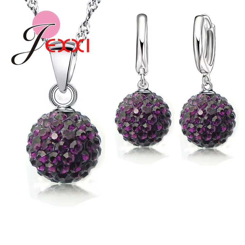 Ensemble de bijoux en argent Sterling 925