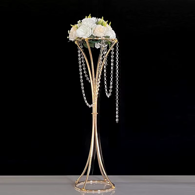 Support de fleurs en métal de 82CM, pièce maîtresse de mariage, support de fleurs pour événement, fête, décoration de la maison