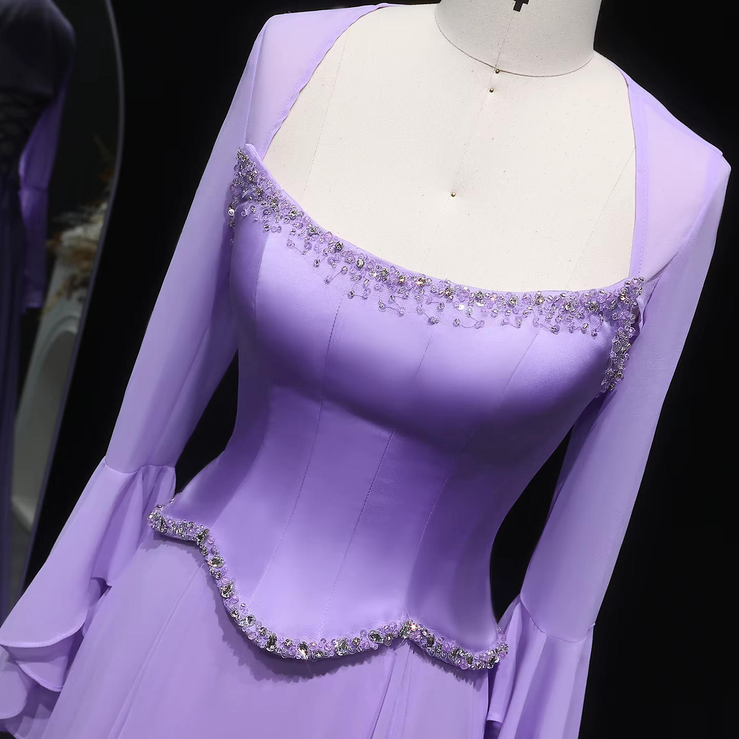 Sharon Said – robe de soirée élégante lilas
