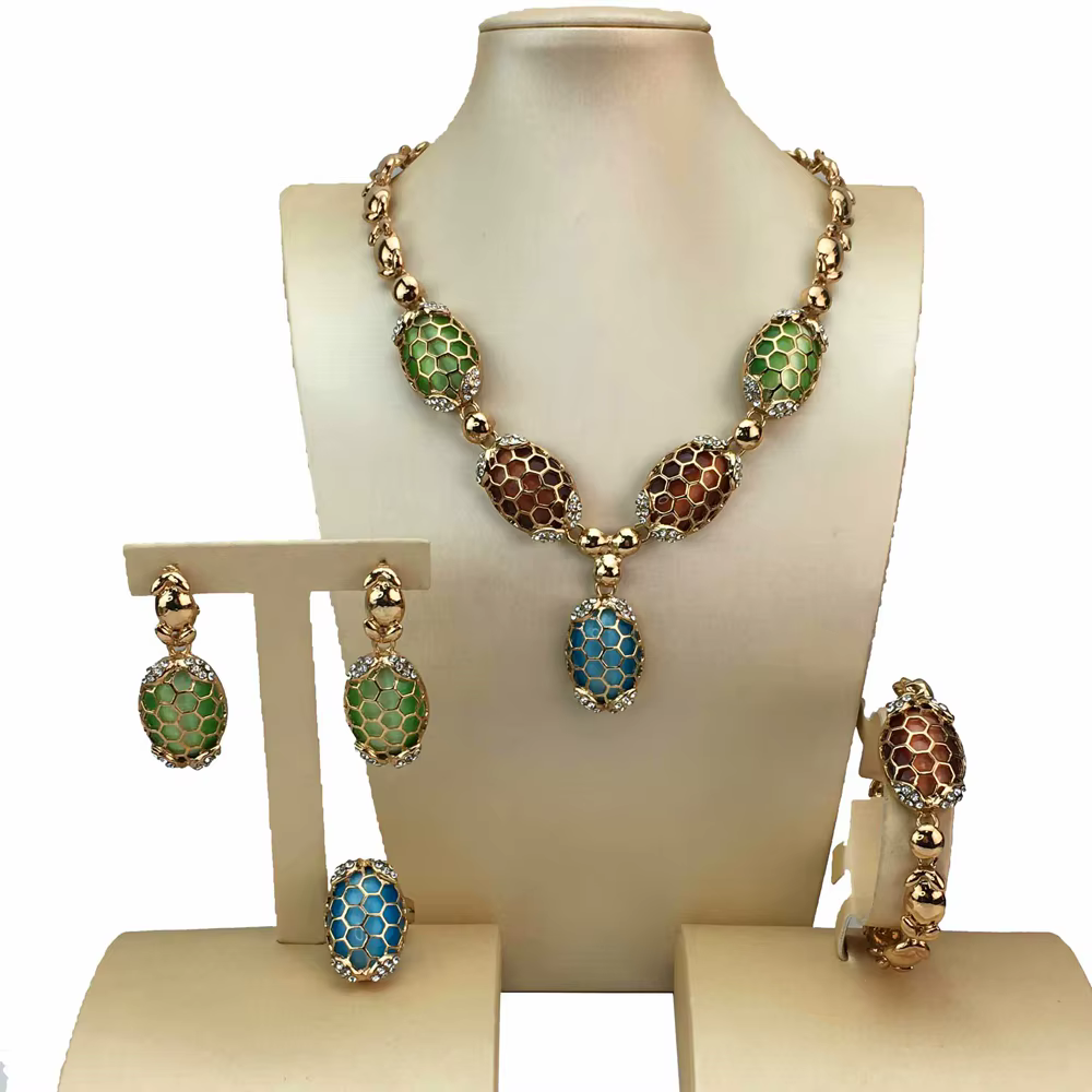 Ensemble de bijoux tendance pour femmes