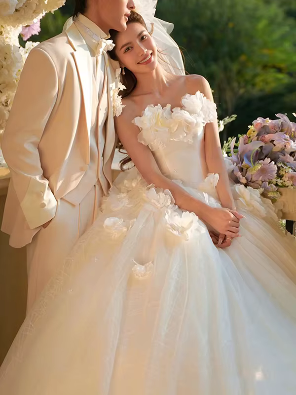 Robe de mariée douce Style féerique