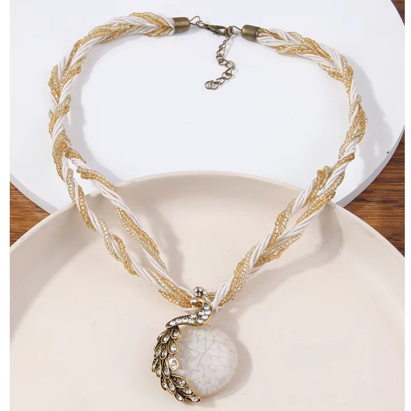 Collier ras du cou ethnique bohémien pour femmes