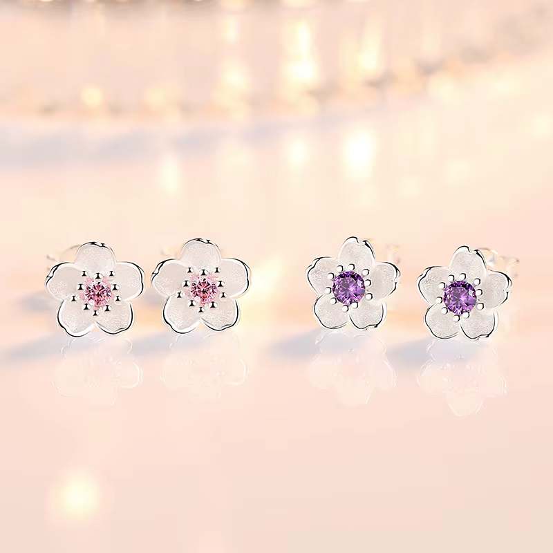 Boucles d'oreilles en argent Sterling 925 pour femmes