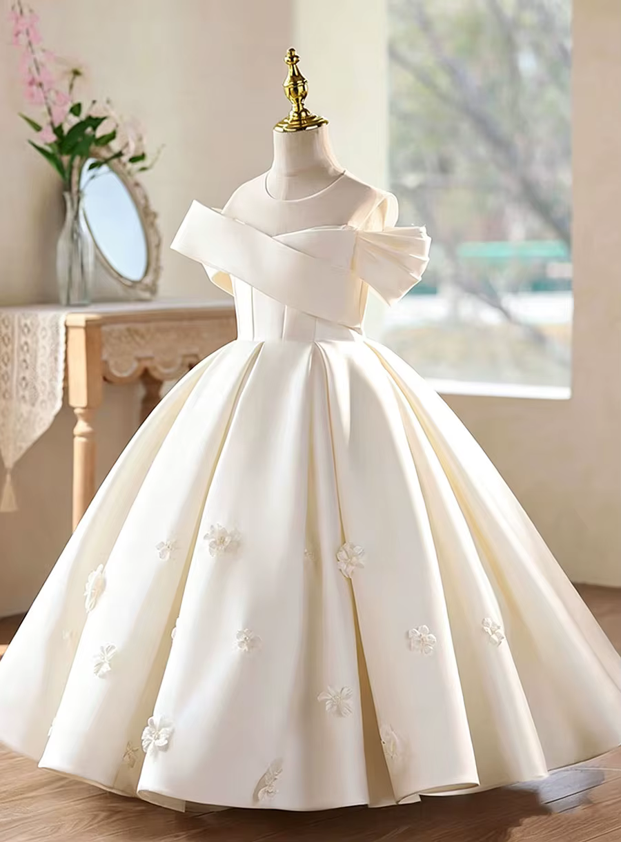 Robe de demoiselle d'honneur blanche Dreamy Vow D336