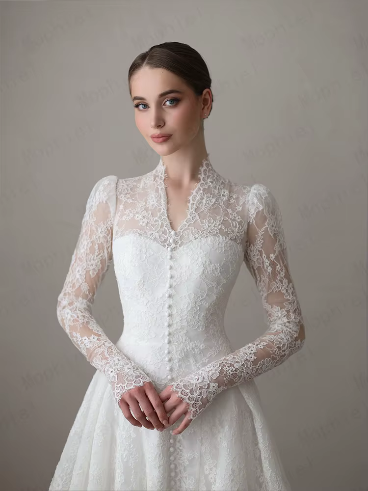 Robe de mariée Mophiel en dentelle