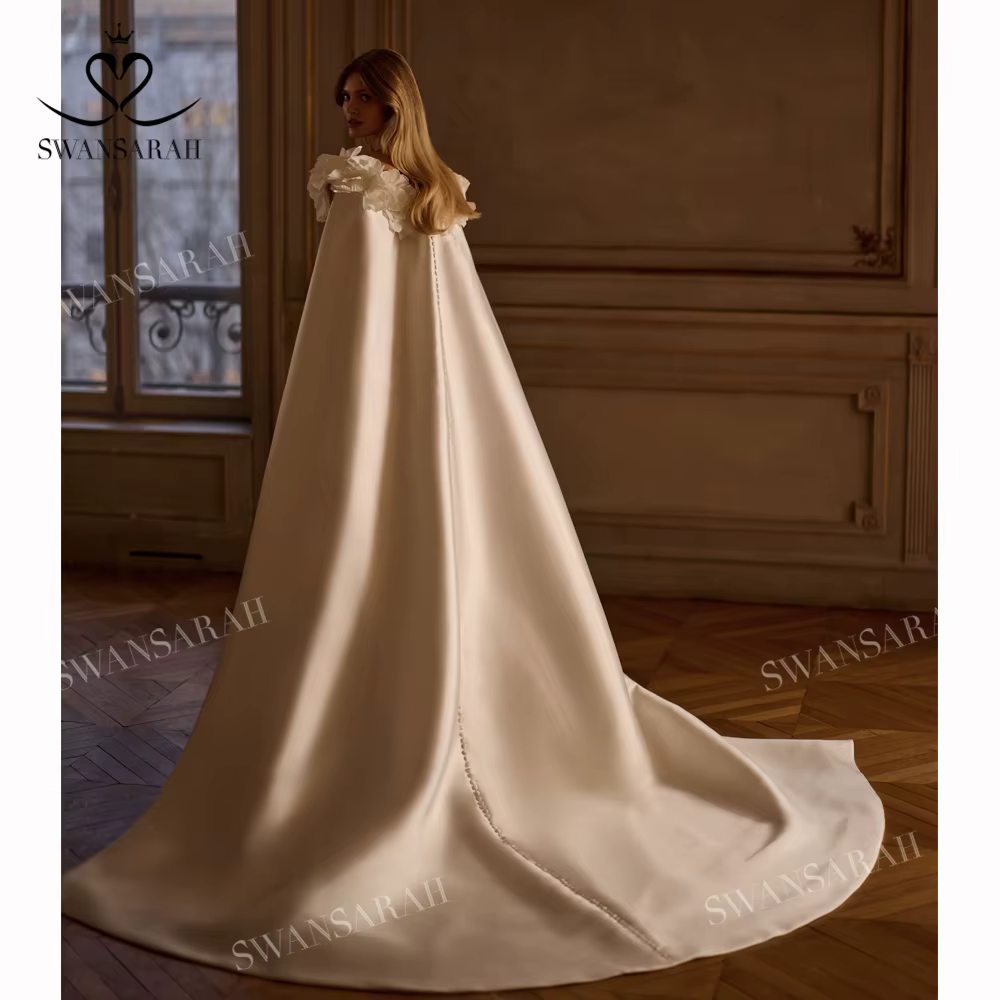 Robe De mariée sirène élégante sans manches
