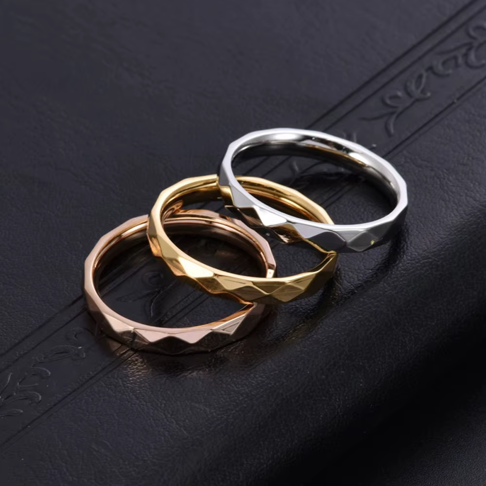 Bague délicate coréenne pour femme