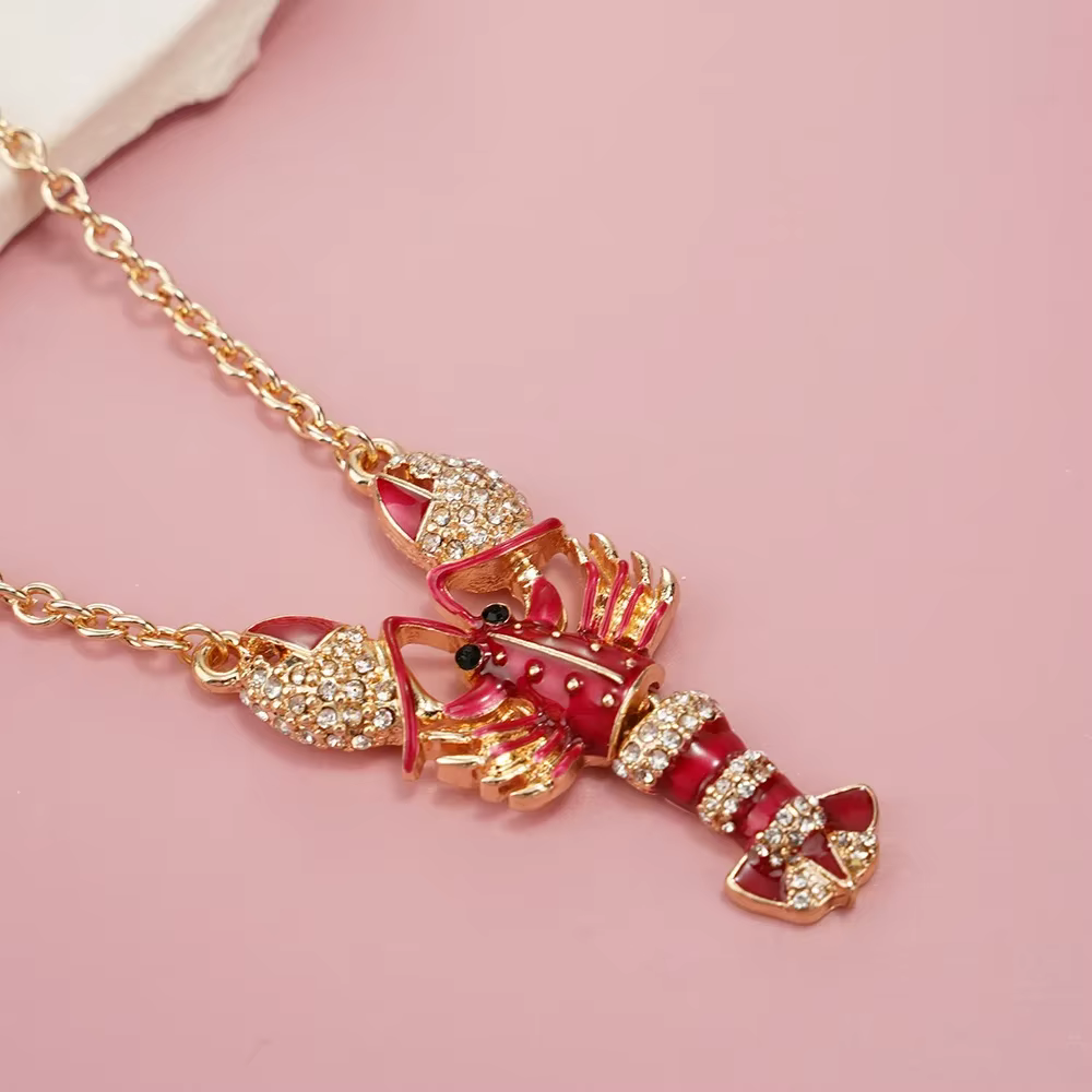 Collier pendentif en acier inoxydable pour femme