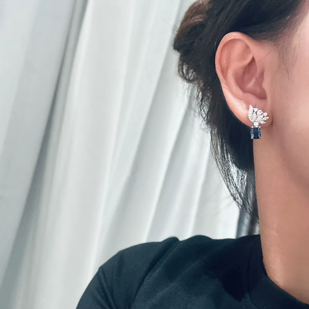 Boucles d'oreilles en argent sterling 925 pur