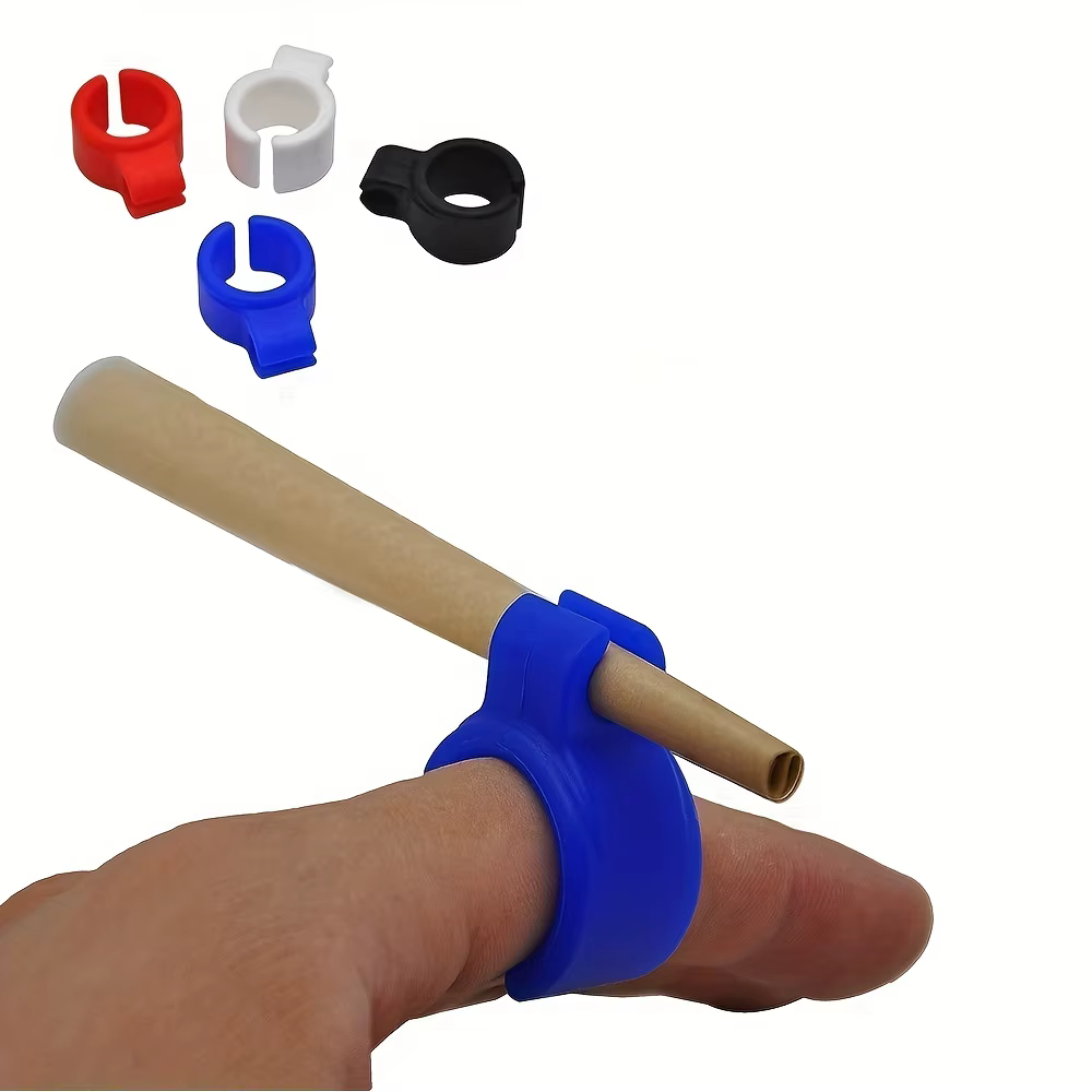 1 pièce Anneau de protection créatif pour doigt en silicone