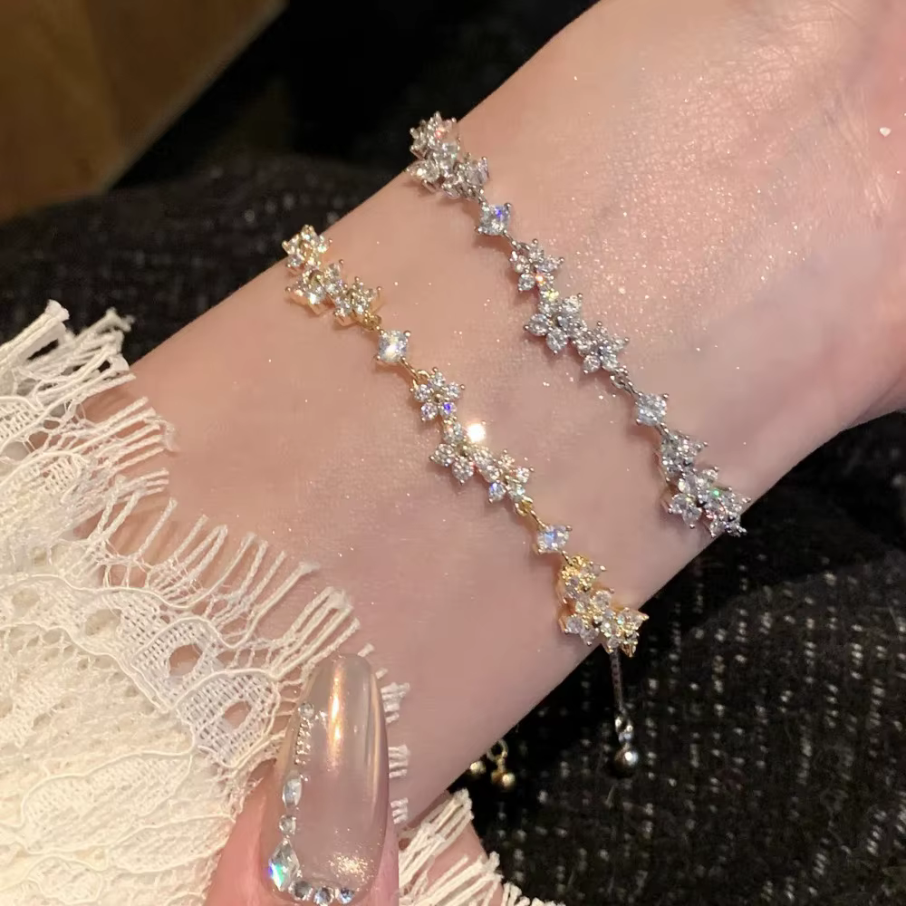 Bracelet de luxe exquis en Zircon Micro-incrusté brillant