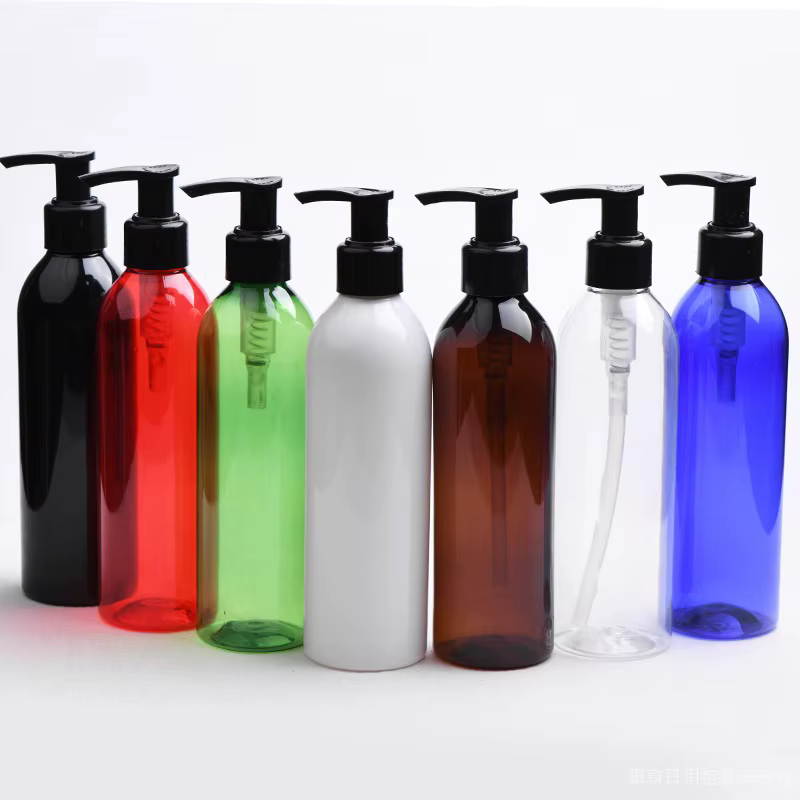 Bouteille à couvercle de pompe en PET