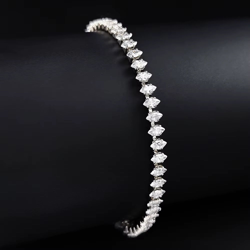 Bracelet de tennis Marquise pour femme