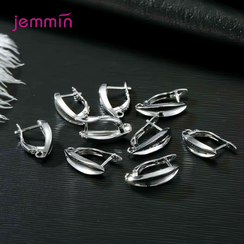 Boucle d'oreille à levier arrière en argent 925