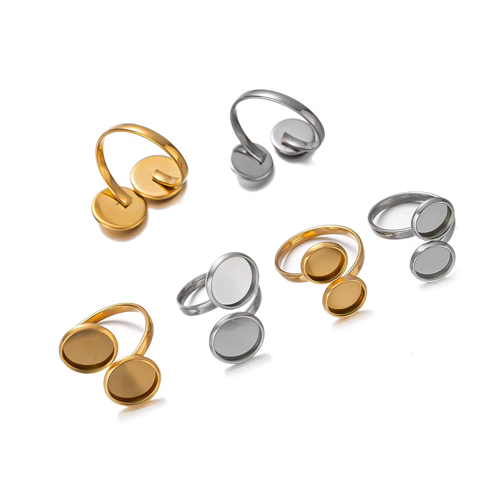Support de bague en acier inoxydable