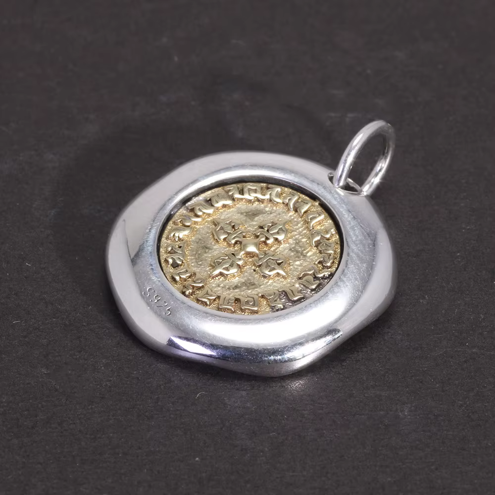 Group collier pendentif pilon Vajra en argent regardé 925 pur pour hommes et femmes
