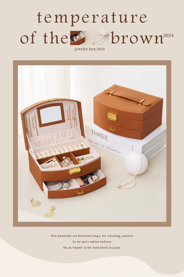 Boîte à bijoux de luxe