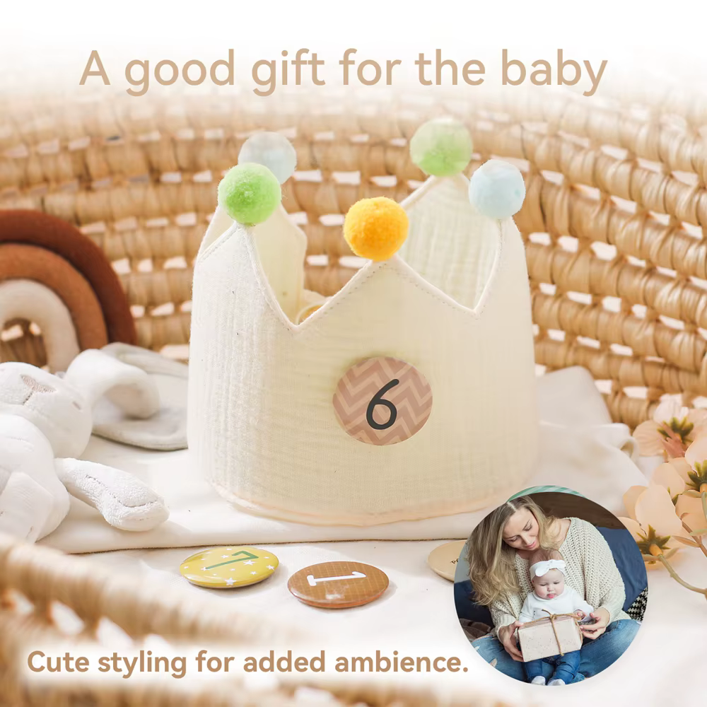 Chapeaux couronne de fête d'anniversaire pour bébé
