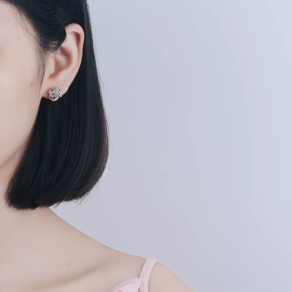 Boucles d'oreilles en argent Sterling 925 pour femmes