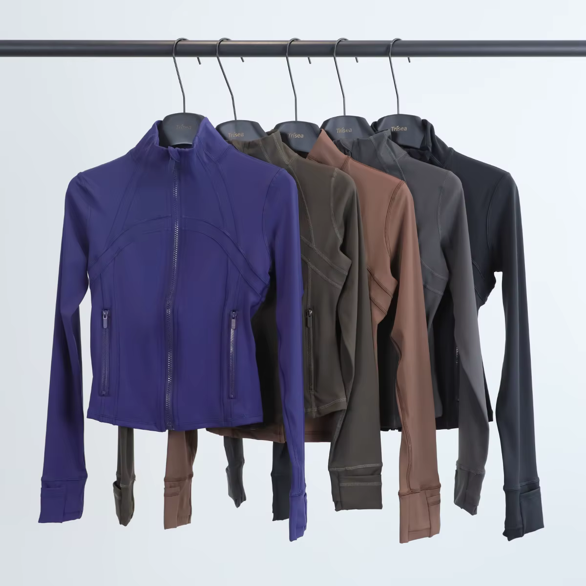 Veste courte à col montant pour femmes
